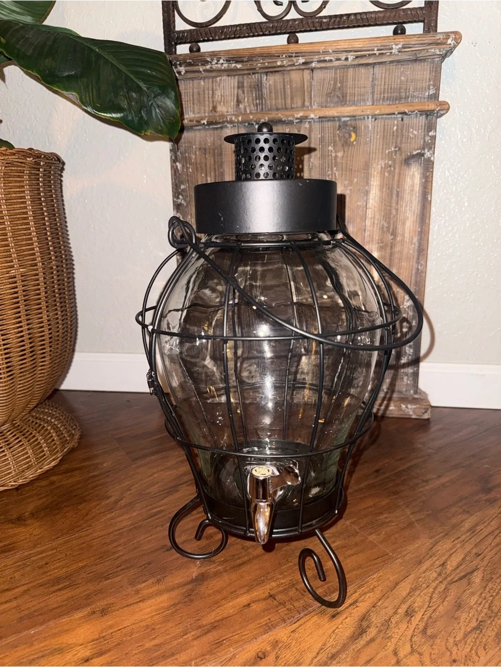 Vintage Lantern Style Beverage Dispenser 6.5 Liter